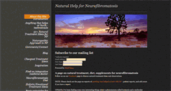 Desktop Screenshot of naturalneurofibromatosis.com